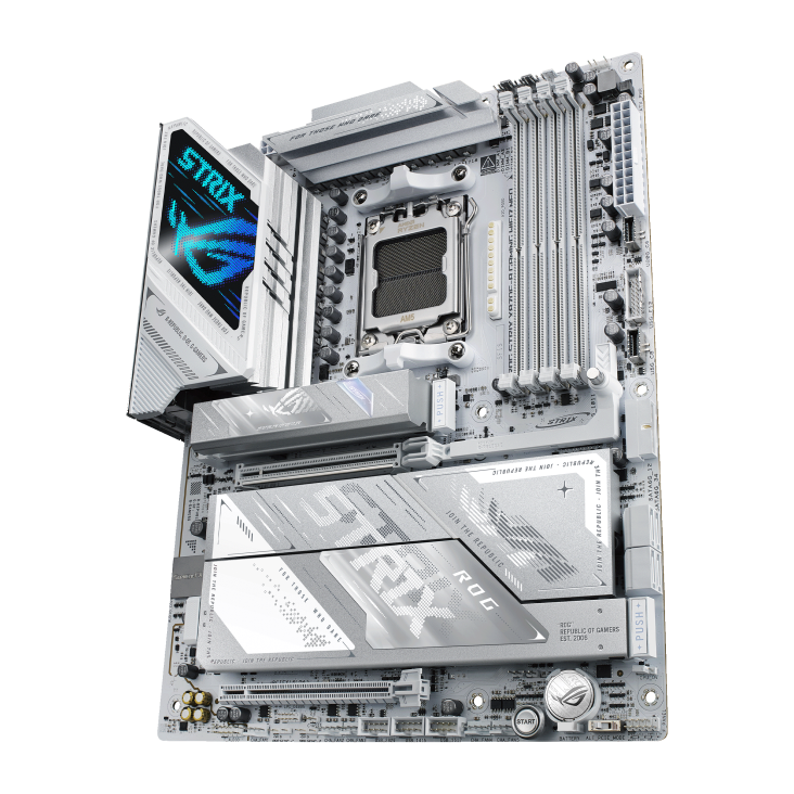 Материнская плата ASUS ROG STRIX X870E-A GAMING WIFI7 NEO, Белая (ROG STRIX X870E-A GAMING WIFI7 NEO) фото