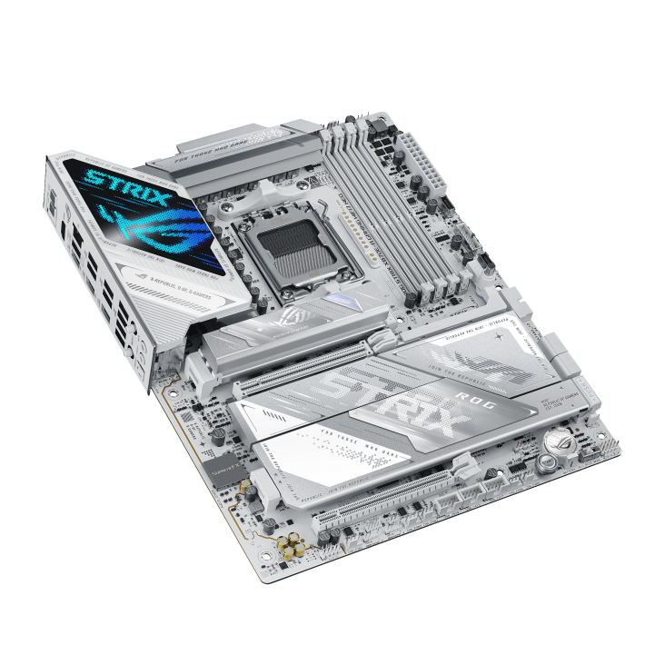 Материнская плата ASUS ROG STRIX X870E-A GAMING WIFI7 NEO, Белая (ROG STRIX X870E-A GAMING WIFI7 NEO) фото