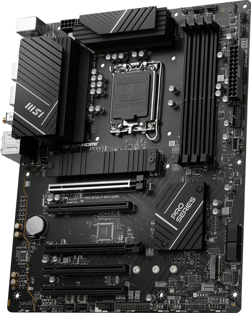 Материнская плата MSI PRO B760-P WIFI DDR4 LGA1700 ATX (PRO B760-P WIFI DDR4) фото