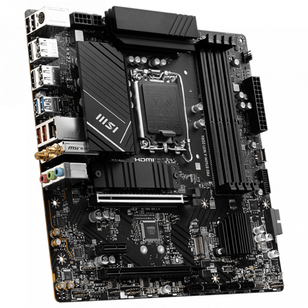 Материнская плата MSI PRO B760M-A WiFi DDR4 (PRO B760M-A WIFI DDR4) фото