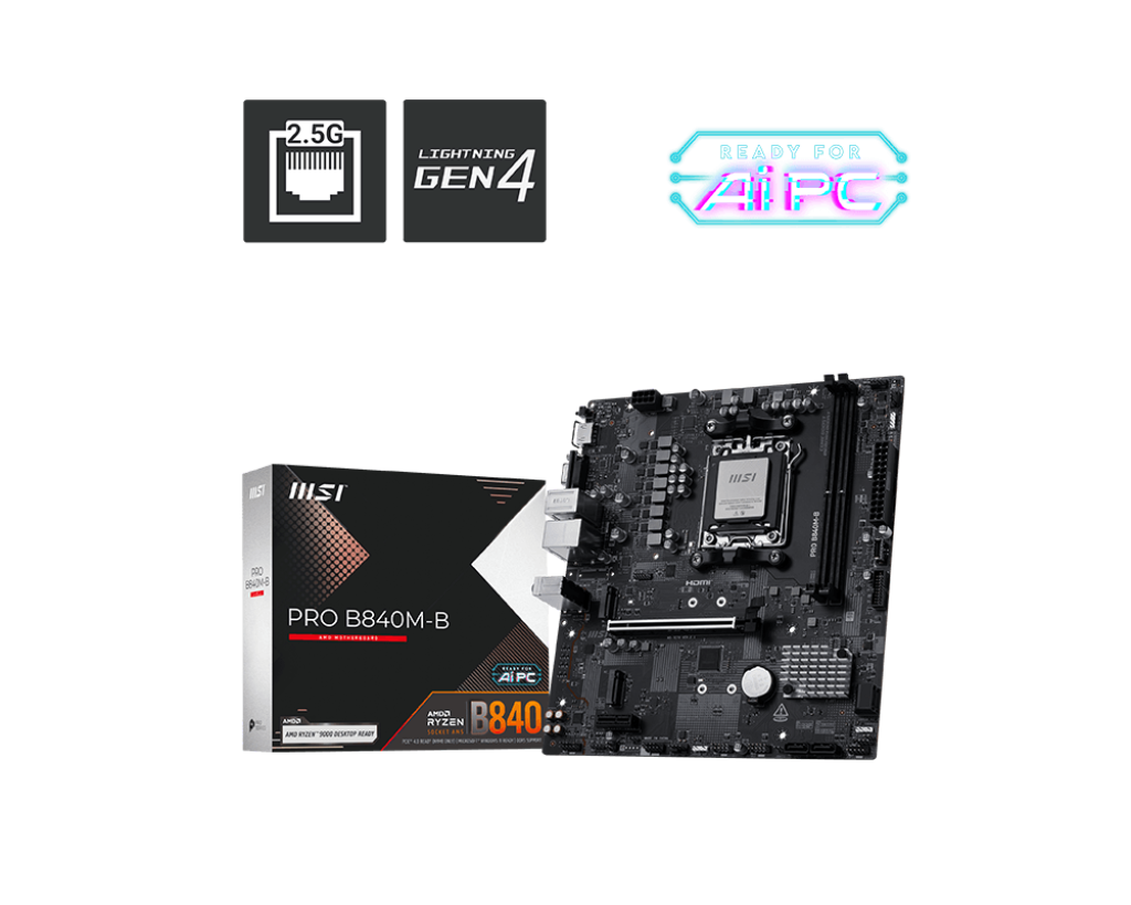 Материнская плата MSI PRO B840M-B (PRO B840M-B) фото