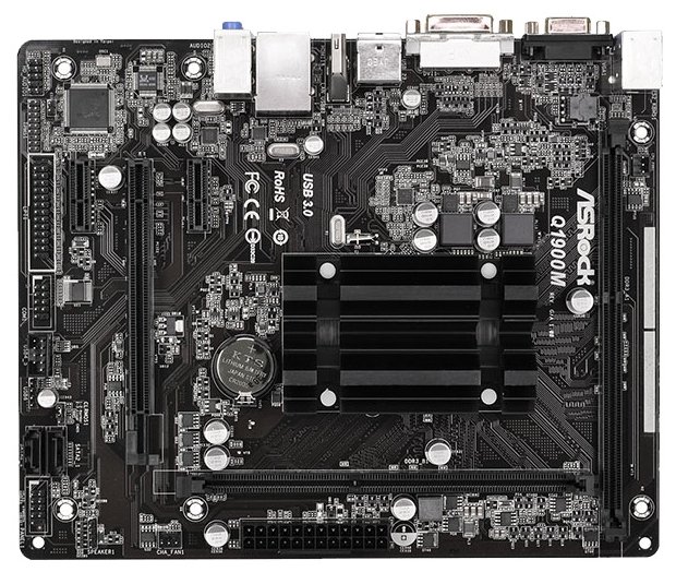картинка Материнская плата с процессором ASRock Q1900M Intel® Celeron Quad-Core BOX от магазина itmag.kz
