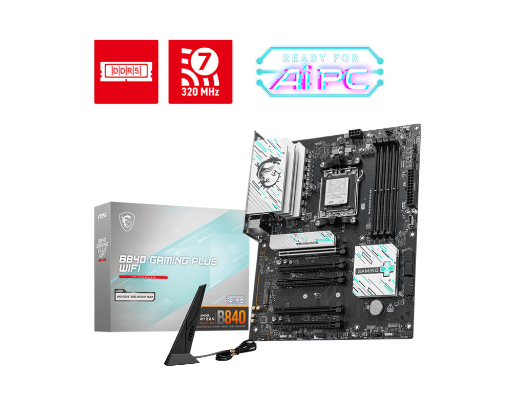 Материнская плата MSI B840 GAMING PLUS WIFI (B840 GAMING PLUS WIFI) фото