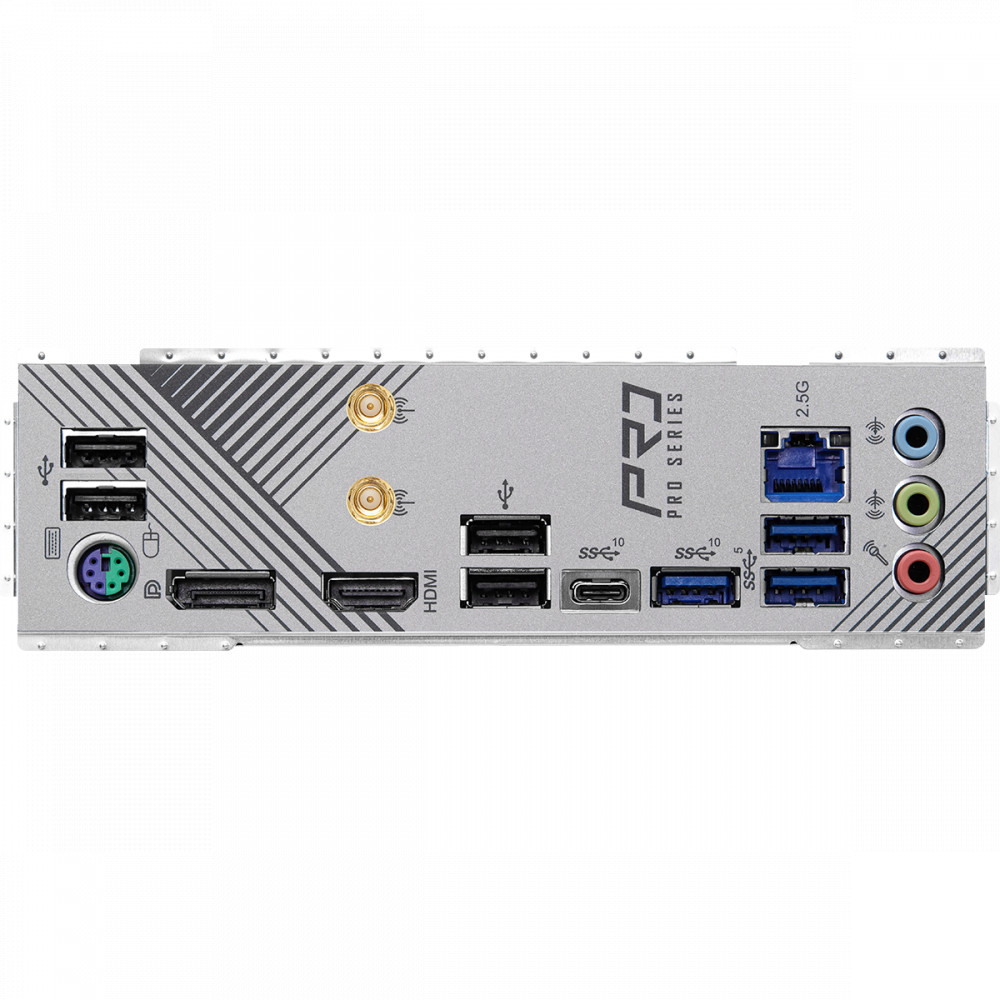картинка Материнская плата ASRock Z790 PRO RS WIFI LGA1700 4xDDR5 8xSATA RAID 4xM.2 HDMI DP eDP ATX от магазина itmag.kz