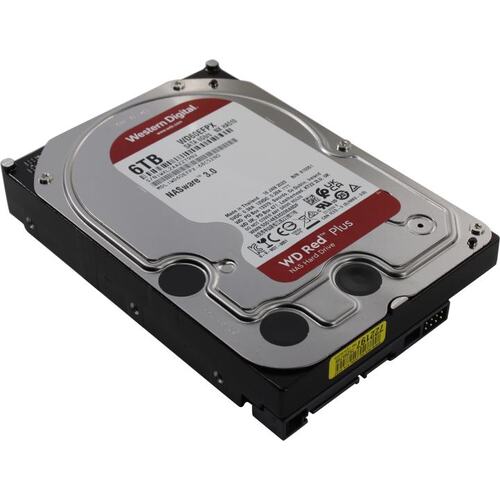 Жесткий диск HDD 6 Tb SATA 6Gb/s Western Digital Red Plus WD60EFPX&nbsp; (WD60EFPX) фото