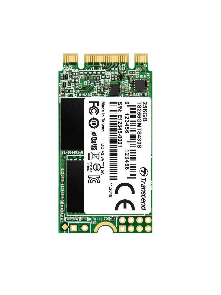картинка Жесткий диск SSD 256GB Transcend TS256GMTS430S M2 от магазина itmag.kz