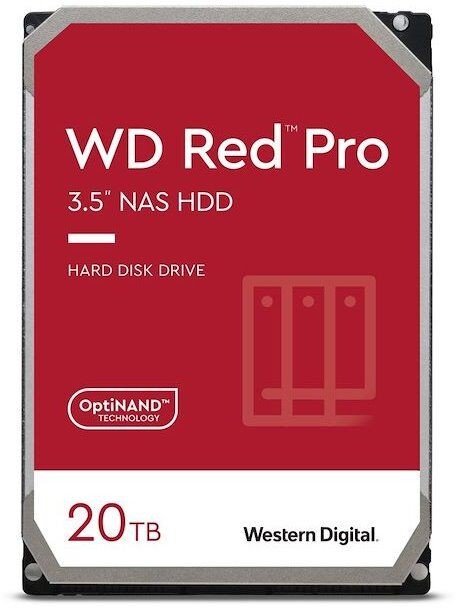 картинка Жёсткий диск HDD 20 Tb SATA 6Gb/s Western Digital Red Pro WD201KFGX  от магазина itmag.kz