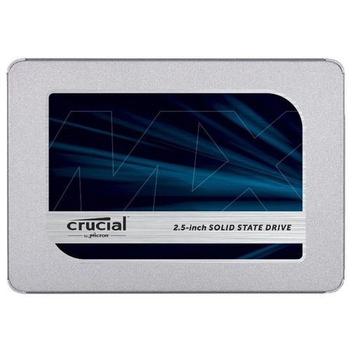 картинка Твердотельный накопитель 2000Gb SSD Crucial MX500 2.5” SATA3 (CT2000MX500SSD1)  В комплекте адаптер от до 9,5 мм. от магазина itmag.kz