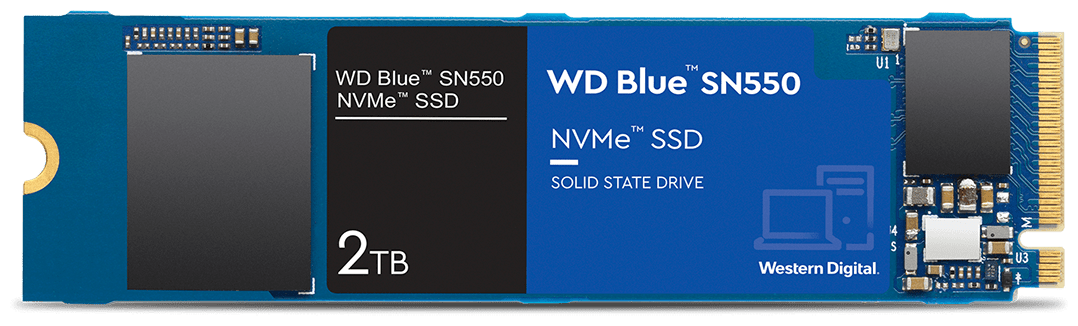 картинка Твердотельный накопитель 2000GB SSD WD BLUE SN570 NVMe M.2 PCI-E (WDS200T3B0C) от магазина itmag.kz