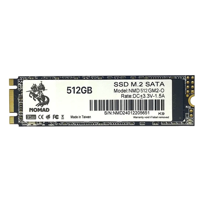 картинка Твердотельный накопитель  512GB SSD NOMAD M.2 2280 SATAIII R540MB/s W500MB/s NMD512GM2-O от магазина itmag.kz