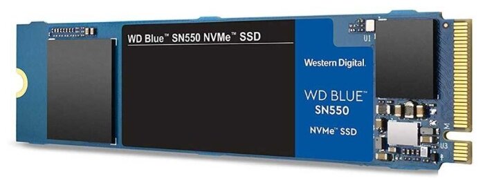 картинка Твердотельный накопитель  500GB SSD WD BLUE 3D NAND M.2 2280 PCI-E R2400Mb/s W1750MB/s WDS500G2B0C от магазина itmag.kz