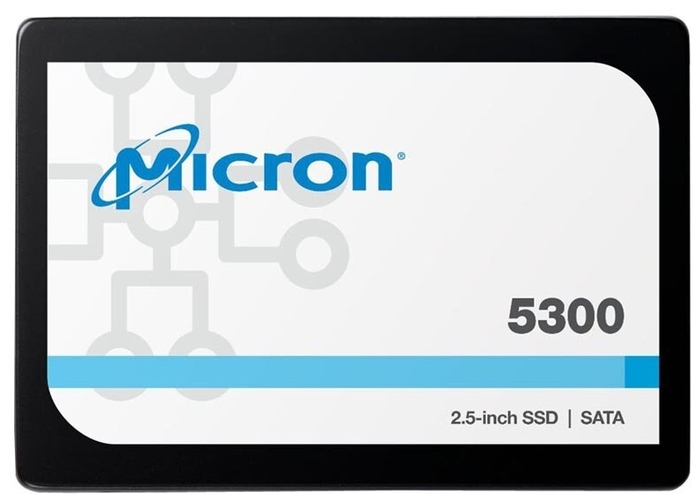 картинка Твердотельный накопитель 480GB SSD Micron 5300 PRO Enterprise SSD 2.5” SATA3 R/W540/410MBs MTFDDAK480TDS от магазина itmag.kz