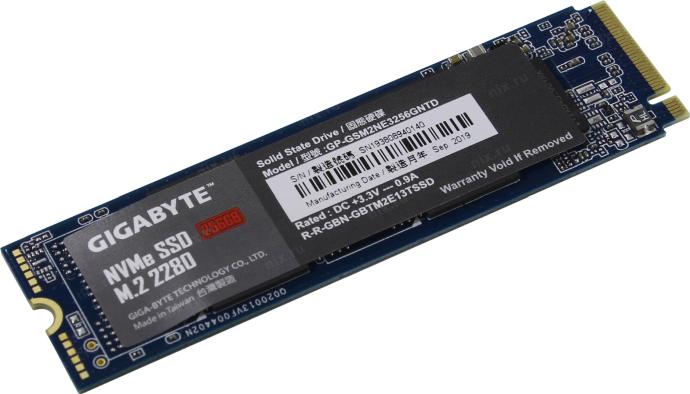 картинка Твердотельный накопитель SSD 256 Gb SATA 6Gb/s GIGABYTE  GP-GSM2NE3256GNTD  M.2 от магазина itmag.kz