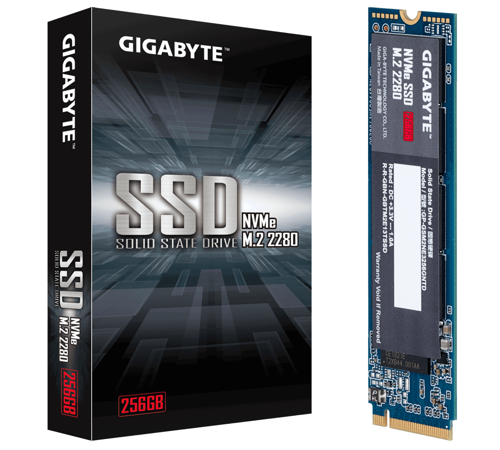 картинка Твердотельный накопитель SSD 256 Gb SATA 6Gb/s GIGABYTE  GP-GSM2NE3256GNTD  M.2 от магазина itmag.kz