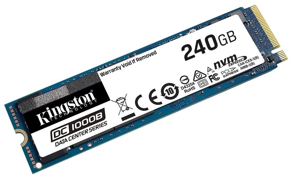 картинка Твердотельный накопитель SSD 240 Gb, M.2 2280, Kingston DC1000B, SEDC1000BM8/240G NVMe PCIe от магазина itmag.kz