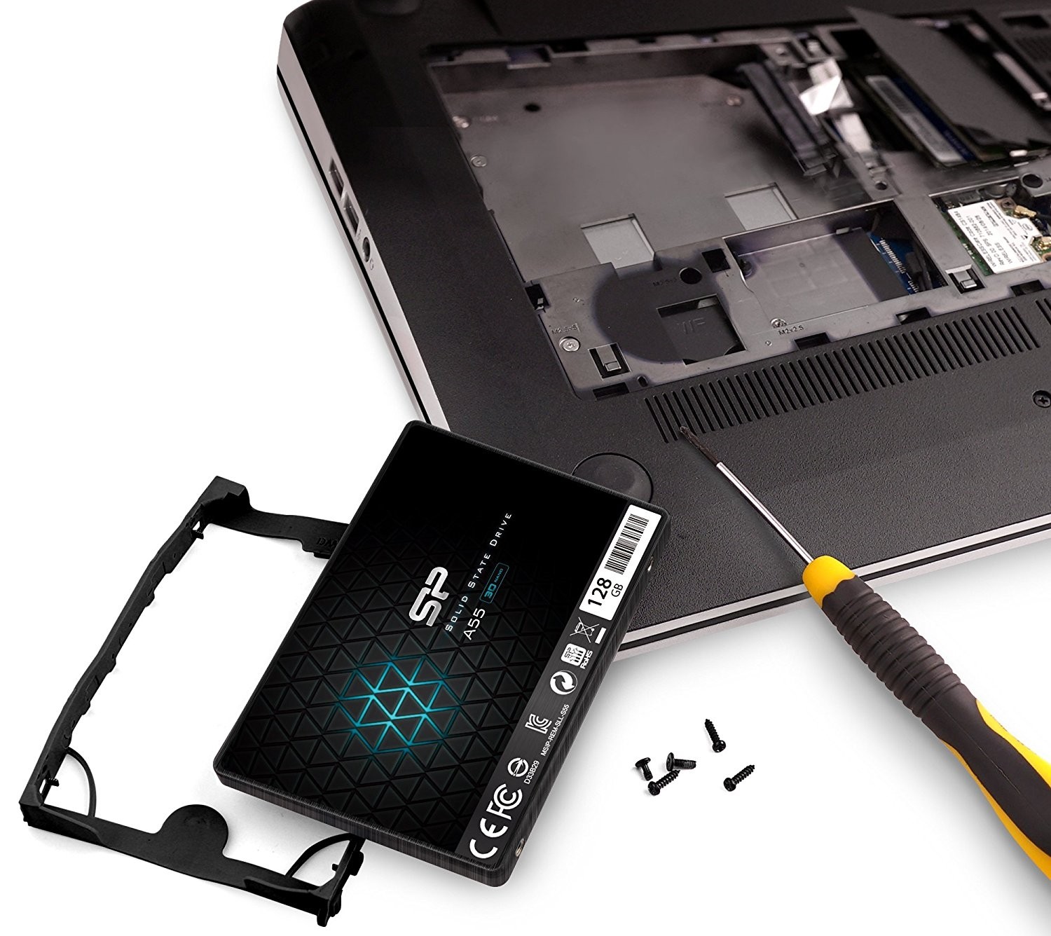 Твердотельный накопитель SSD SATA Silicon Power A55 2 TB (SP002TBSS3A55S25) фото