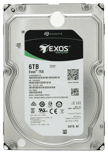 картинка Жесткий диск Exos 7E8 Жесткий диск 6TB Seagate 512E ST6000NM0115 3.5" SATA 6Gb/s 256Mb 7200rpm от магазина itmag.kz