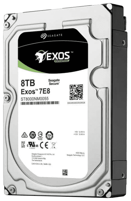 картинка Жесткий диск Exos 7E8 Жесткий диск 8TB Seagate Enterprise Capacity 512E ST8000NM0055 3.5" SATA 6Gb/s 256Mb 7200rpm от магазина itmag.kz