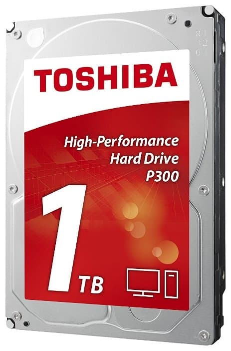 картинка Жесткий диск HDD 1Tb TOSHIBA Р300 SATA 6Gb/s 7200rpm 64Mb 3.5" HDWD110EZSTA Retail от магазина itmag.kz