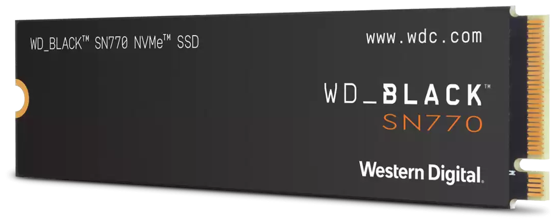 Твердотельный накопитель  500GB SSD WD BLACK SN770 NVMe M.2 PCI-E (WDS500G3X0E) фото