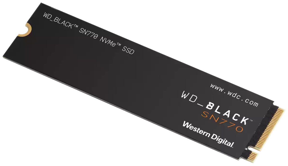 картинка Твердотельный накопитель  500GB SSD WD BLACK SN770 NVMe M.2 PCI-E (WDS500G3X0E) от магазина itmag.kz