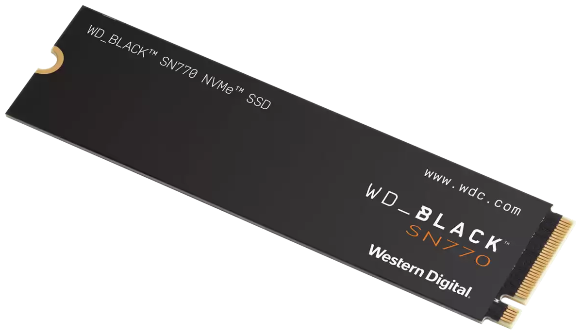 Твердотельный накопитель  500GB SSD WD BLACK SN770 NVMe M.2 PCI-E (WDS500G3X0E) фото