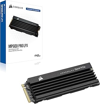 Твердотельный накопитель SSD M.2 PCIe 8 TB Corsair MP600 Pro LPX,PCIe Gen4 x4, NVMe (CSSD-F8000GBMP600PLP) фото