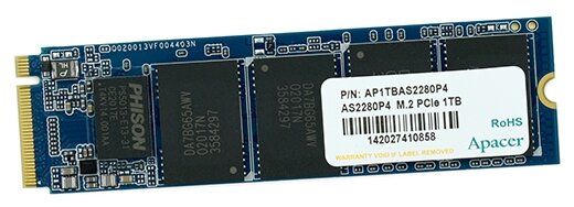 картинка Твердотельный накопитель SSD 1 Tb M.2 PCIe Apacer AS2280P4, AP1TBAS2280P4-1, PCIe 3.0x4 от магазина itmag.kz