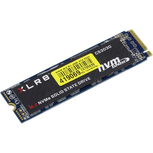 картинка Твердотельный накопитель  250Gb SSD PNY CS3030 M.2 PCIe NVMe R3050Mb/s W1050MB/s M280CS3030-250-RB от магазина itmag.kz