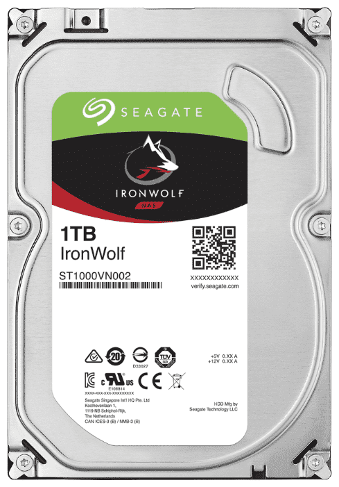 картинка Жесткий диск Жесткий диск 1Tb Seagate IronWolf ST1000VN002 3.5" SATA 6Gb/s 64Mb 5900rpm от магазина itmag.kz