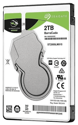 картинка Жесткий диск HDD 2Tb Seagate Barracuda ST2000LM015 2.5" SATA 6Gb/s 128Mb 5400rpm от магазина itmag.kz