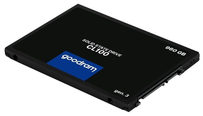 картинка Твердотельный накопитель 960GB SSD GOODRAM CL100 Gen3 2.5” SATA3R540Mb/s W460MB/s SSDPR-CL100-960-G3 от магазина itmag.kz
