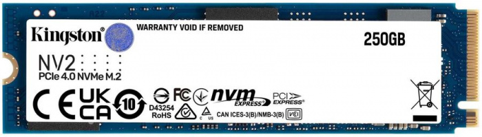 картинка Твердотельный накопитель SSD Kingston NV2 250G M.2 2280 NVMe PCIe  от магазина itmag.kz