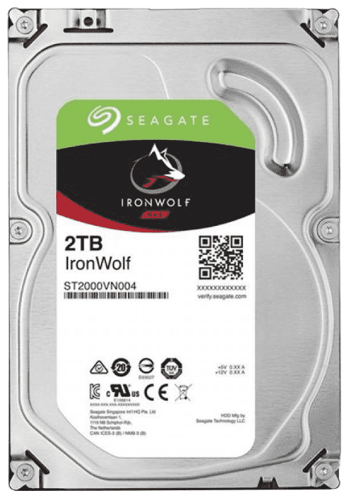 картинка Жесткий диск Жесткий диск 2Tb Seagate IronWolf ST2000VN004 3.5" SATA 6Gb/s 64Mb 5900rpm от магазина itmag.kz