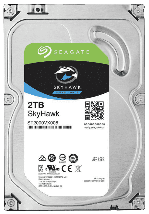 картинка Жесткий диск HDD 2TB Seagate SkyHawk ST2000VX008 3.5" SATA 6Gb/s 64Mb 5900rpm от магазина itmag.kz