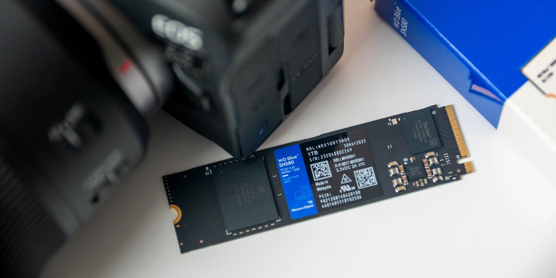 Твердотельный накопитель SSD SANDISK Blue M.2, 500GB (WDS500G3B0E-00CHF0) фото
