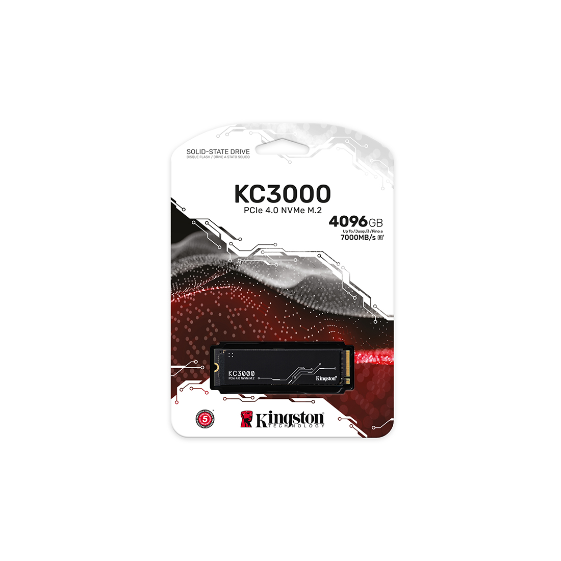 картинка Твердотельный накопитель SSD Kingston SKC3000D/4096G M.2 NVMe PCIe 4.0 от магазина itmag.kz