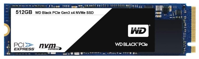 картинка Твердотельный накопитель  512GB SSD WD BLACK M.2 2280 PCI-E Gen3x4 R2050Mb/s, W700MB/s WDS512G1X0C от магазина itmag.kz
