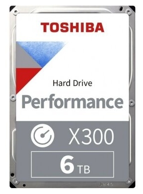картинка Жесткий диск HDD 6Tb TOSHIBA X300 SATA 6Gb/s 7200rpm 256Mb 3.5" HDWR460UZSVA от магазина itmag.kz