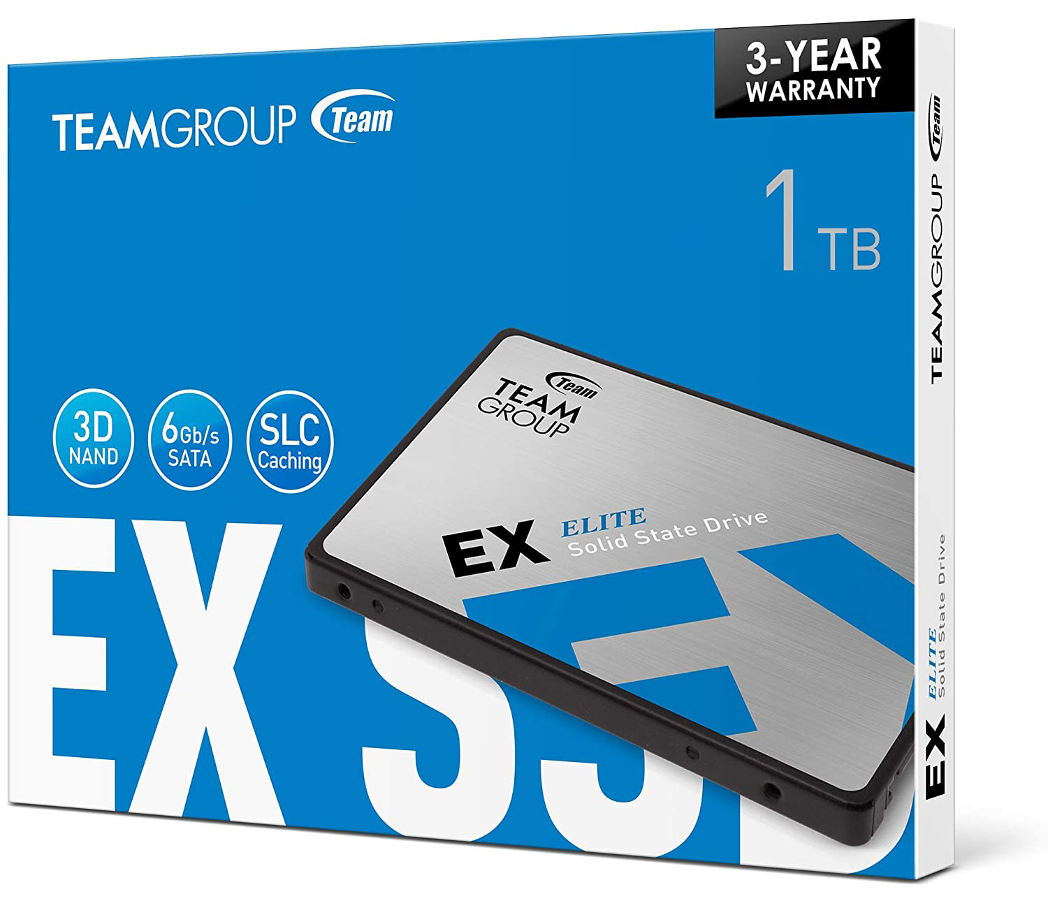 картинка Твердотельный накопитель 1000GB SSD TeamGroup EX2  2.5” (T253E2001T0C101) от магазина itmag.kz