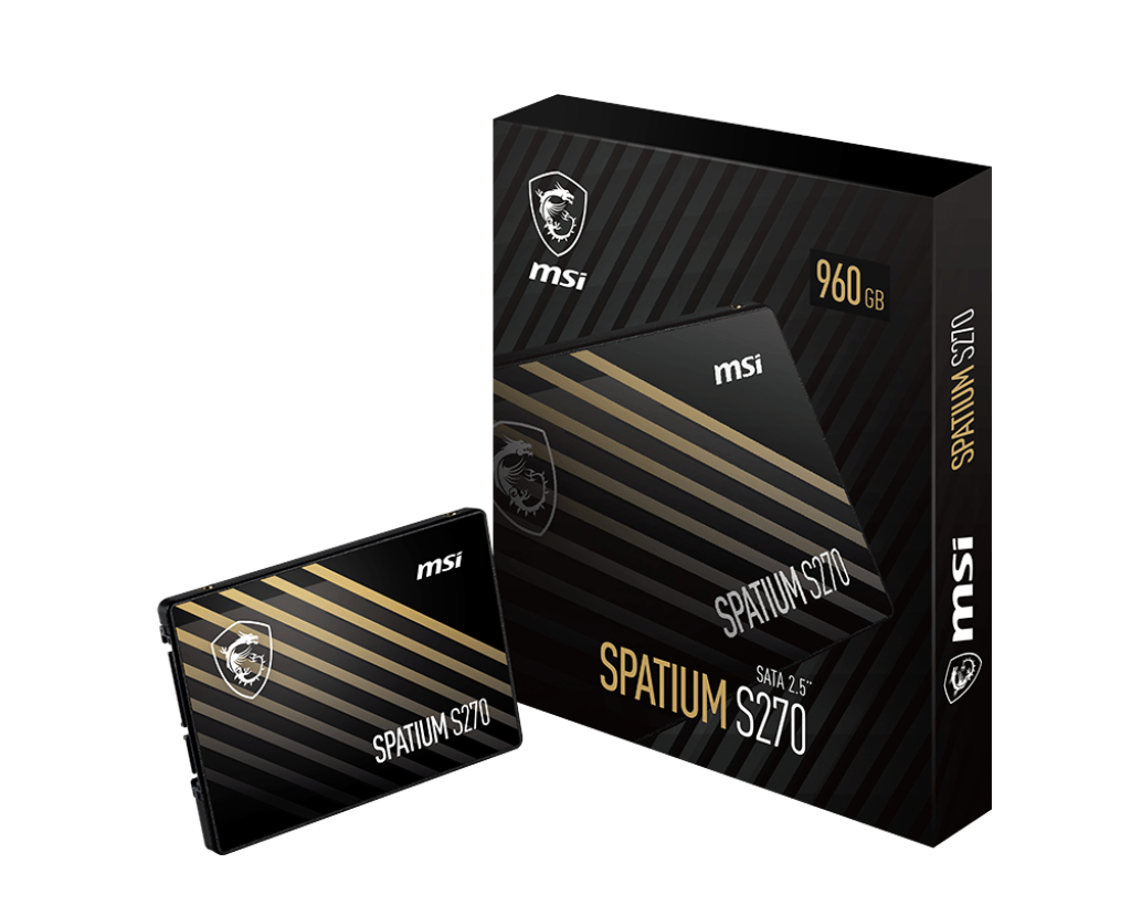Твердотельный накопитель 480Gb SSD MSI SPATIUM S270 SATA III 2.5" (SPATIUM S270 SATA 2.5" 480 GB) фото