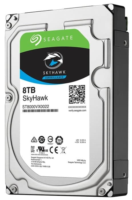 картинка Жесткий диск HDD 8TB Seagate SkyHawk ST8000VX0022 3.5" SATA 6Gb/s 256Mb 7200rpm от магазина itmag.kz