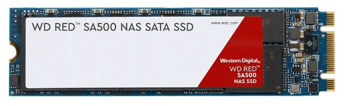 картинка Твердотельный накопитель SSD 2Tb M.2 2280 6Gb/s WD Red SA500 WDS200T1R0B 3D TLC от магазина itmag.kz