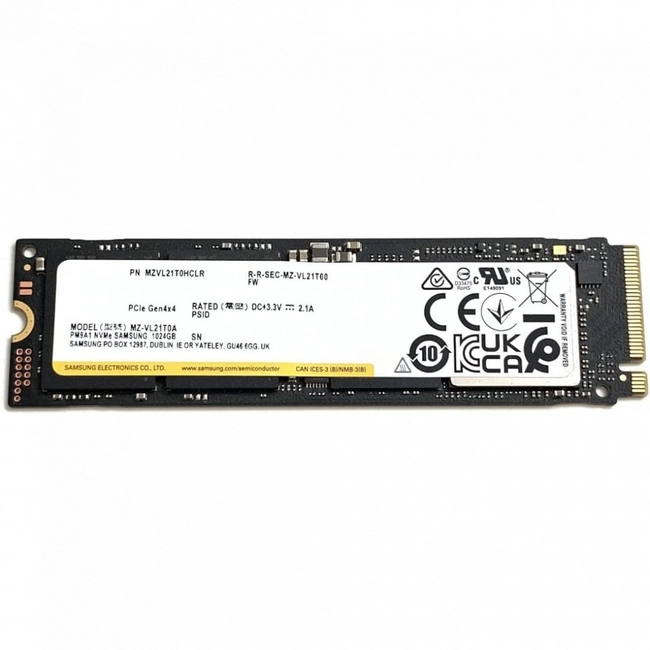 картинка Твердотельный накопитель 1000GB SSD Samsung PM9A1 M.2 PCI-E Gen4x4 R7000Mb/s W5100MB/s MZVL21T0HCLR-00B00 от магазина itmag.kz