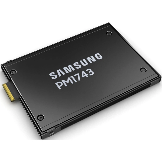 картинка Твердотельный накопитель 1.92TB Samsung PM1743 U.3 PCI-E Gen5x4 R14000Mb/s, W3000MB/s  MZWLO1T9HCJR-00A07. Предназначен для Геймеров и для WEB-сервера или Файлового сервера ! от магазина itmag.kz
