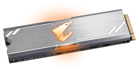 картинка Твердотельный накопитель  256GB SSD Gigabyte AORUS RGB Форм-Фактор: M.2 2280 (GP-ASM2NE2256GTTDR) от магазина itmag.kz
