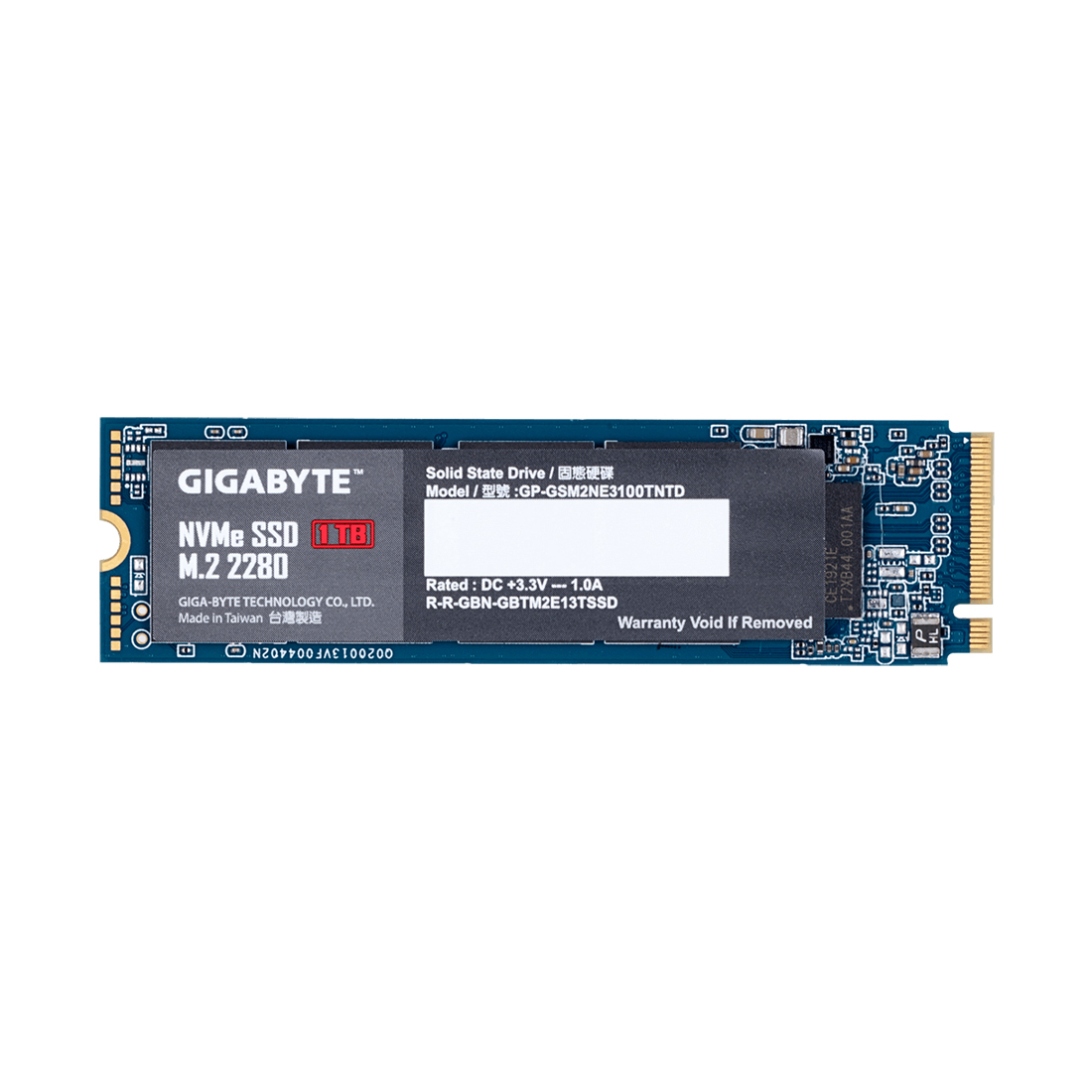 картинка Твердотельный накопитель SSD Gigabyte GP-GSM2NE3100TNTD 1TB M.2 PCI-E 3.0x4 от магазина itmag.kz