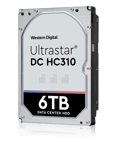 картинка Жесткий диск Western Digital Ultrastar DC HC310 HUS726T6TALE6L4 (0B36039) 6ТБ 3.5" 7200RPM 256MB SATA 512E от магазина itmag.kz