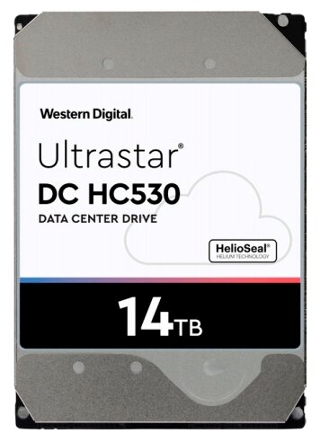 картинка Жёсткий диск HDD 14 Tb SATA 6Gb/s WD Ultrastar WUH721414ALE6L4 (0F31284) 3.5" 7200rpm 512Mb от магазина itmag.kz