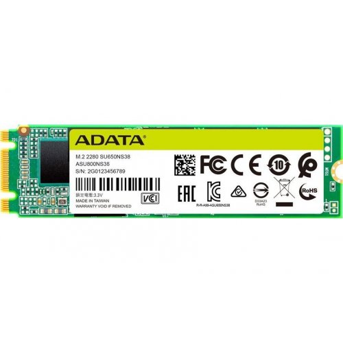 картинка Твердотельный накопитель SSD ADATA ASU650NS38-256GT-C (SU650NS38) от магазина itmag.kz
